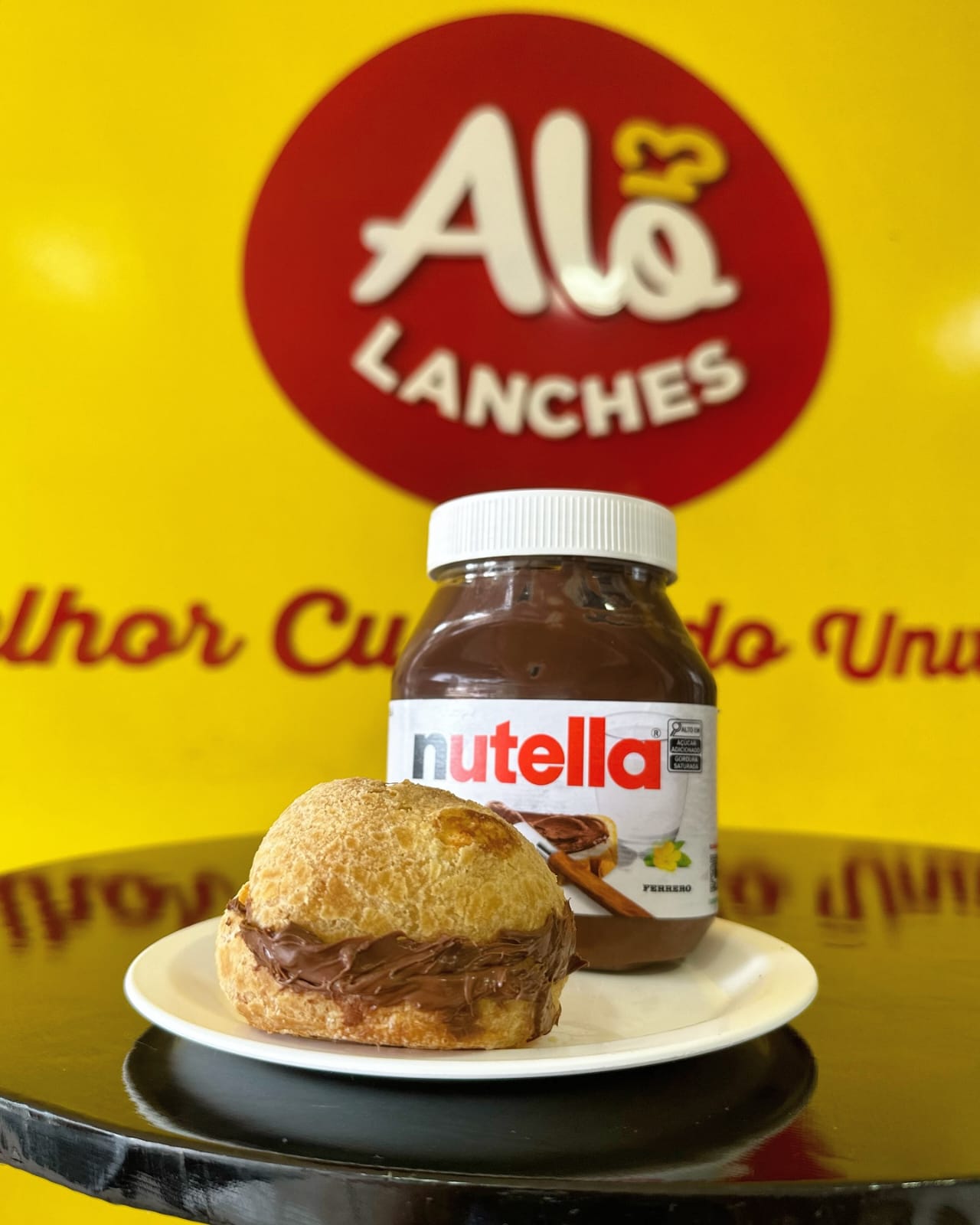 pãp de queijo com nutella 